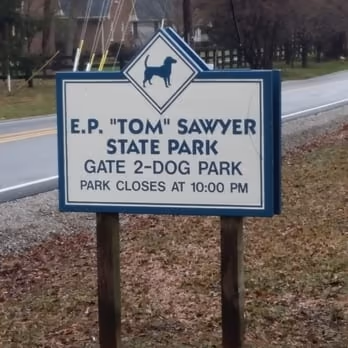 Sawyer Dog Park at E.P. Tom Sawyer State Park